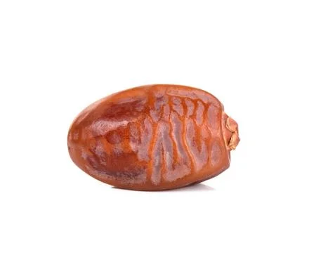 Date fruit isolated on the white background Stock Photos