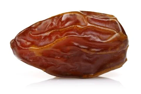 Date fruit isolated on white background Foto stock