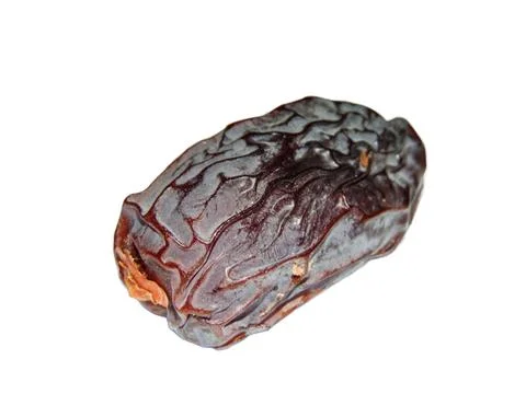 Date fruit isolated on white background Fotos Stock