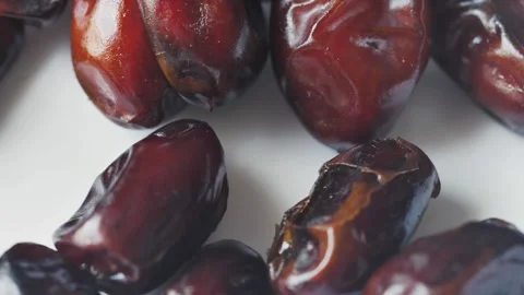 Date fruit in a white background - 2 Stock Footage 133632927