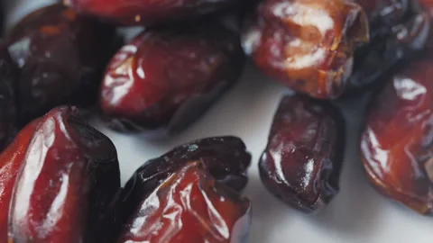 Date fruit in a white background - 3 Stock Footage 133632922