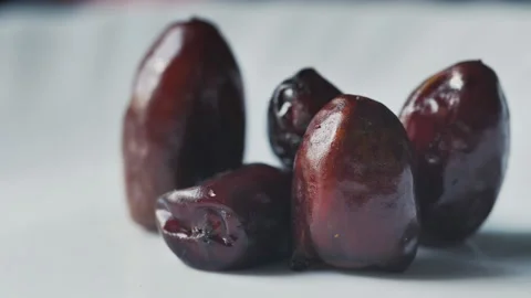 Date fruit in a white background - 4 Stock Footage 133632752