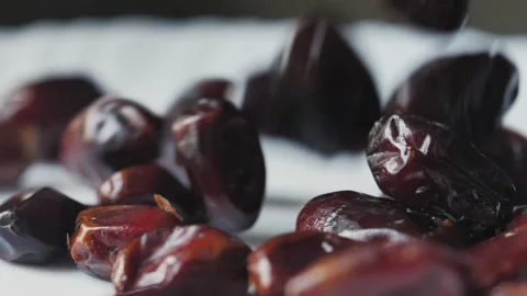 Date fruit in a white background - 7 Video stock 133632808