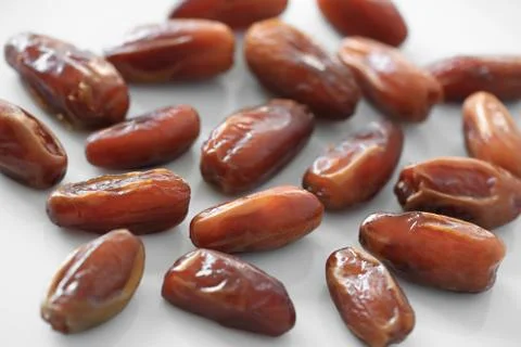 Date fruits on the table Stock Photos