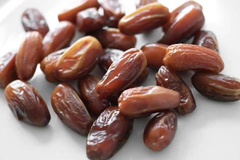 Date fruits on the table Stock Photos