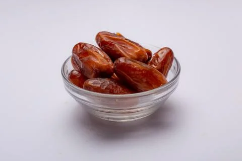Date palm  white background Foto stock