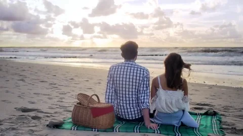 A Date at the Picnic Video stock 69214342