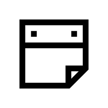 Date pixel perfect icon Stock Illustration