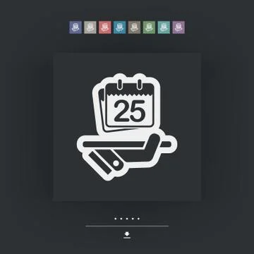 Date planner icon Stockillustratie