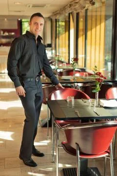 Date at the restaurant Stock Photos