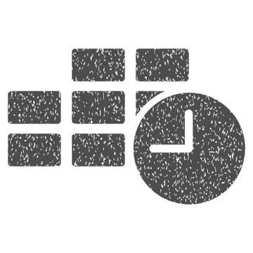 Date Time Table Grainy Texture Icon Illustration