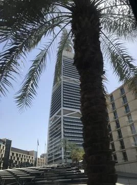 The date tree front of the building Stock Photos