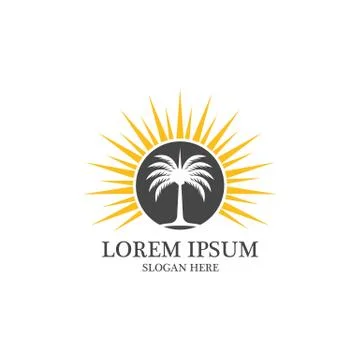 Date tree icon vector illustration logo Stock Illustration