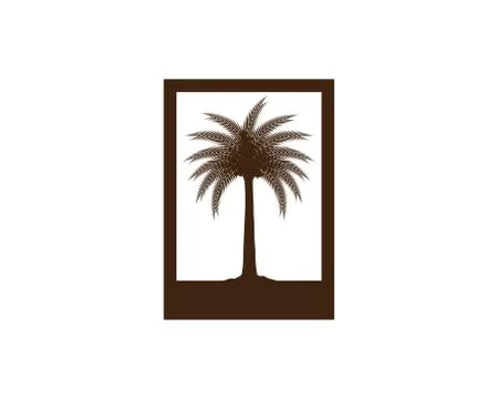 Date tree icon vector illustration Illustrazione stock