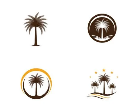 Date tree icon vector illustration Illustrazione stock