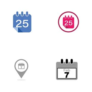 Date tree icon vector illustration Illustrazione stock