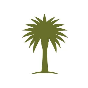 Date tree palm logo イラスト素材