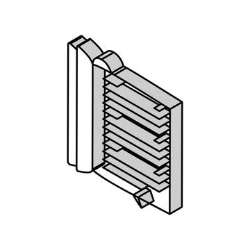 Datebook diary isometric icon vector illustration Stock Illustration