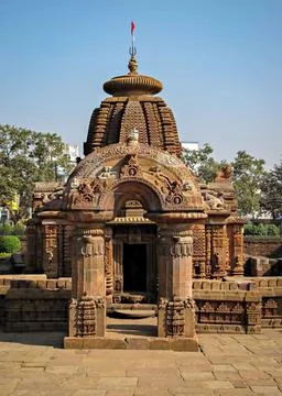 Dated back 10th Century AD, unique carved Mukteshwar temples consisting Jain, Stock Photos