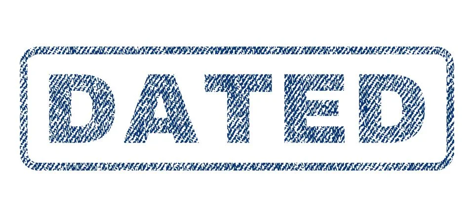 Dated Text Textile Seal Stamp Watermark 스톡 일러스트