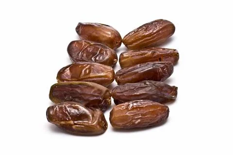 Dates on the branch. Stock Photos