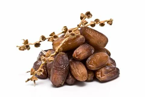 Dates with branches. Stock Photos