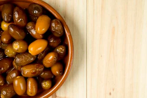 Dates in a clay pot. Stock Photos