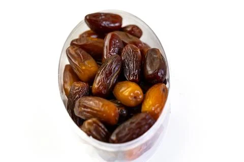 Dates in Container Stock Photos