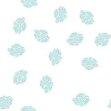 Dates dried fruit glyph seamless pattern Stock Illustration