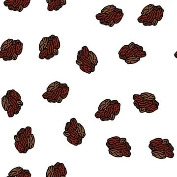 Dates dried fruit vector seamless pattern Stock Illustration