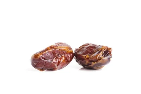 Dates fruit isolated on a white background 스톡 사진