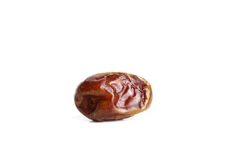 Dates fruit isolated on a white background Stock Photos