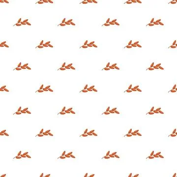 Dates fruit pattern creating a seamless background Illustrazione stock