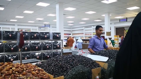Dates fruit trader Stock Footage 119669895
