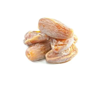 Dates isolated on white background Stock Photos