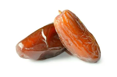 Dates isolated on white background Stock Photos