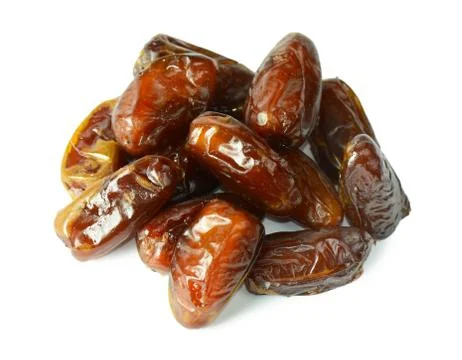 Dates isolated on white background Stock Photos
