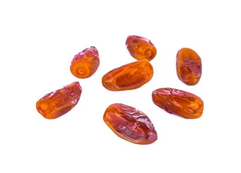 Dates isolated on white background Stock Photos