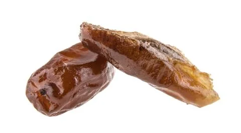 Dates isolated on white background Stock Photos