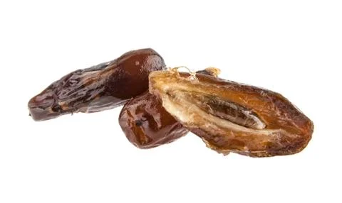 Dates isolated on white background Stock Photos