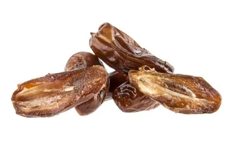 Dates isolated on white background Stock Photos