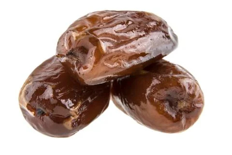 Dates isolated on white background Foto stock
