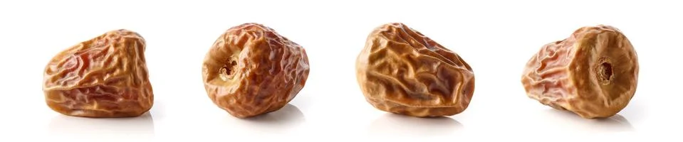 Dates isolated on white background Stock Photos
