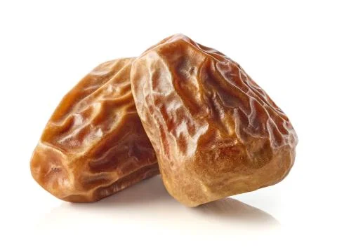 Dates isolated on white background Foto stock