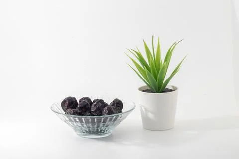 Dates isolated on white background Stock Photos