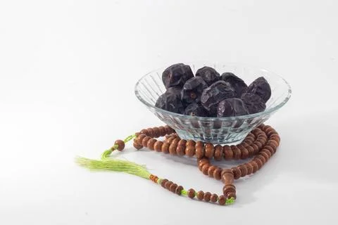 Dates isolated on white background Stock Photos