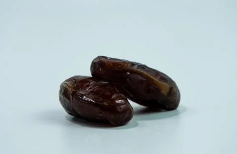 Dates isolated on white background Stock Photos