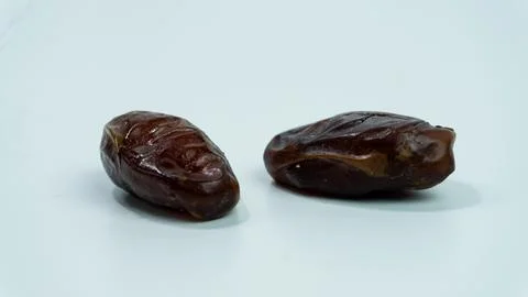 Dates isolated on white background Stock Photos