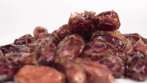 Dates isolated on white Stock Footage 330317507