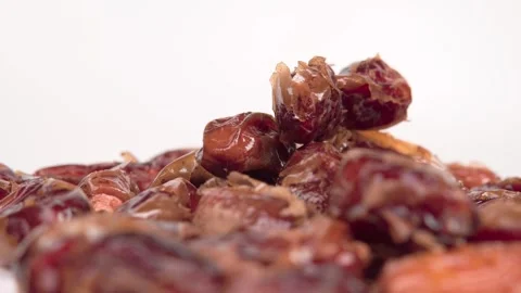 Dates isolated on white Stock Footage 330317514